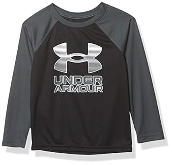 【中古】【輸入品・未使用】Under Armour Boys' UA Symbol Raglan LS, Black, 4