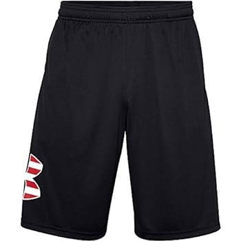 【中古】【インポート品・未当てはめる】Under Armour Men\u0027s Freedom Tech Logo Shorts , Black (001) , Black (001)