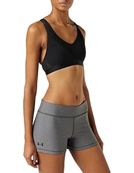 【中古】【輸入品・未使用】Under Armour Women\'s HeatGear Armour Mid Rise Shorty , Charcoal Light Heather (019)/Black, XX-Large