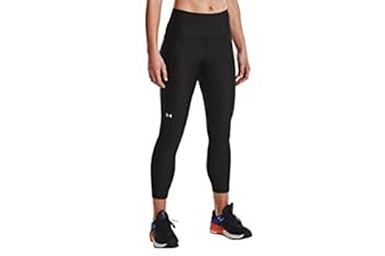 【中古】【輸入品・未使用】Under Armour Women's HeatGear Armour High Waisted 7/8 Pocketed Capri , Black (001)/White , X-Small
