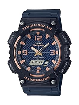【中古】【輸入品・未使用】Casio Solar Powered Quartz Resin Strap, Black, 28.4 Casual Watch (Model: AQ-S810W-2A3VCF)
