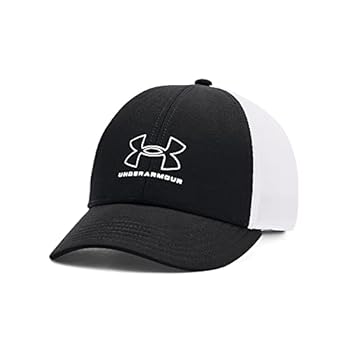 【中古】【輸入品・未使用】Under Armour Women's Standard Iso-Chill Driver Mesh Adjustable Cap, (001) Black / / White, One Size Fits Most