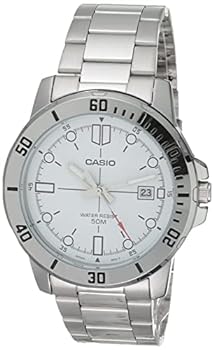 【中古】【輸入品・未使用】Casio (カシオ) クラシック シルバートーン ステンレススチール バンド 日付表示 腕時計 (モデル: MTP-VD01D-7EV), シルバートーン｜スカイマーケットプラス