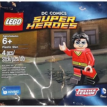 【中古】【インポート品・未当て嵌める】LEGO Super Heroes: Plastic Man 仕掛ける 5004081 (袋端っこ)