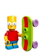 【中古】【輸入品・未使用】LEGO ザ・シンプソンズ バート・シンプソン セット 71005 密封小売パッケージ