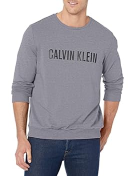 【中古】【輸入品・未使用】Calvin Klein Men's Intense Power Lounge Long Sleeve Sweatshirt, Storm Heather, X-Large