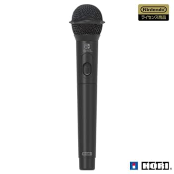 【中古】【良い】ホリ 【任天堂ライセンス商品】ワイヤレスカラオケマイク for Nintendo Switch【カラオケJOYSOUND対応】