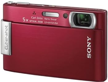 【中古】【良い】ソニー SONY デジタルカメラ サイバーショット T200 レッド DSC-T200-R