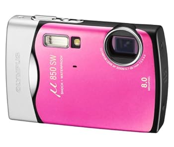 【中古】【良い】OLYMPUS デジタルカメラ μ850SW (ミュー) カシスピンク μ850SWPNK｜スカイマーケットプラス