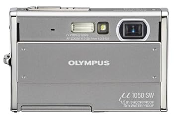 【中古】【好いたらしい】OLYMPUS デジタル写真機 μ1050 (ミュー) しろがね色 μ1050SW SLV