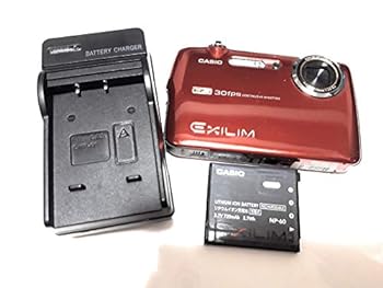【中古】【良い】CASIO デジタルカメラ HI-SPEED EXILIM EX-FS10 レッド EX-FS10RD｜スカイマーケットプラス