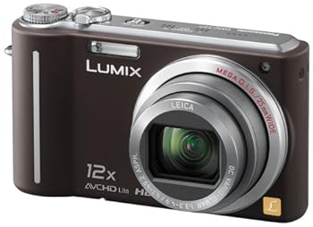 【中古】【好いたらしい】パナソニック デジタル写真機 LUMIX (ルミックス) TZ7 赤銅色 DMC-TZ7-T