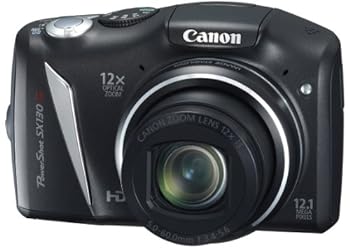 【中古】【良い】Canon デジタルカメラ Powershot SX130IS ブラック PSSX130IS(BK) 1210万画素 光学12倍 光学28mm 3.0型液晶 21,134円