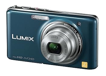 【中古】【良い】パナソニック デジタルカメラ LUMIX FX77 スエードブルー DMC-FX77-A｜スカイマーケットプラス