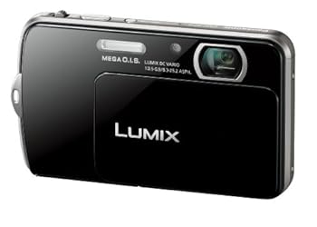 【中古】【似つかわしい】パナソニック デジタル写真機 ルミックス 黒いこと DMC-FP7-K