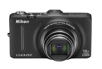 【中古】【良い】Nikon デジタルカメラ COOLPIX (クールピクス) S9300 ノーブルブラック S9300BK|スカイマーケットプラス