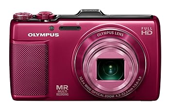 【中古】【似つかわしい】OLYMPUS デジタル写真機 SH-25MR 赤いこと iHS科学技術 GPS・陰電子羅針儀内蔵 1600万絵素 後押し照らしだす型CMOS 光学12.5倍望遠レンズ DUAL IS ハイビジ