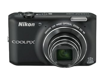 【中古】【良い】Nikon デジタルカメラ COOLPIX S6400 タッチパネル液晶 光学12倍ズーム スマートブラック S6400BK|スカイマーケットプラス