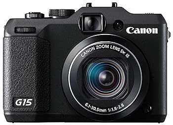 【中古】【好いたらしい】Canon デジタル写真器 PowerShot G15 約1210万絵素 光学5倍望遠レンズ PSG15