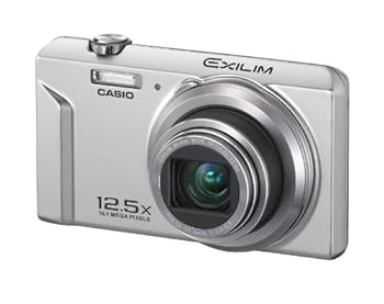 【中古】【良い】CASIO EXILIM デジタルカメラ 1610万画素CCD 広角24mm 光学12.5倍ズーム シルバー EX-ZS160SR｜スカイマーケットプラス