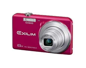 【中古】【似つかわしい】CASIO EXILIM デジタル写真機 1610万絵素CCD 広角26粍 光学6倍望遠レンズ 赤いこと EX-ZS25RD