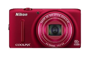 【中古】【良い】Nikon デジタルカメラ COOLPIX S9500 光学22倍ズーム Wi-Fi対応 ヴェルヴェットレッド S9500RD｜スカイマーケットプラス