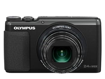 【中古】【良い】OLYMPUS デジタルカメラ STYLUS SH-60 3軸フォト手ぶれ補正&ハイブリッド5軸ムービー手ぶれ補正 光学24倍&超解像48倍ズーム ブラック SH-60 BLK｜スカイマーケットプラス