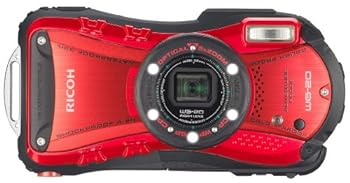 【中古】【似つかわしい】RICOH 雨合羽デジタル写真機 RICOH WG-20 赤いこと 雨合羽10m耐ぼうぜん自失1.5m耐寒-10度 RICOH WG-20RD 08078