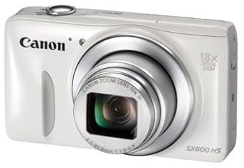 【中古】【似つかわしい】Canon デジタル写真機 Power Shot SX600 HS 白いこと 光学18倍望遠レンズ PSSX600HS(WH)
