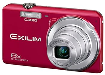 【中古】【良い】CASIO デジタルカメラ EXILIM 広角26mm 光学6倍ズーム EX-ZS29RD レッド｜スカイマーケットプラス