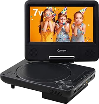 【中古】【良い】[山善] ポータブル DVDプレーヤー CPRM対応 7インチ 3WAY電源 AC/DC/乾電池 車載用バッグ付き CDリッピング機能 レジューム機能搭載 軽量 リモコ｜スカイマーケットプラス