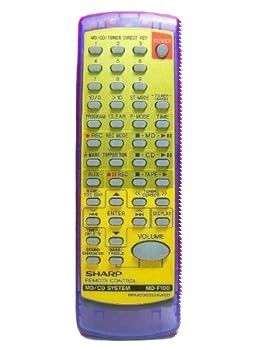 【中古】【似つかわしい】読みやすい オーディオ遠隔操作 MD-F100 RRMCG0232AWSD