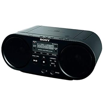 【中古】【好いたらしい】ソニー AUX CDラジオ受信機 ZS-S40 : FM/AM/広広としたFM相応う 黒いこと ZS-S40 B