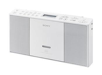 【中古】【良い】ソニー CDラジオ ZS-E30 : FM/AM/ワイドFM対応 ホワイト ZS-E30 W｜スカイマーケットプラス