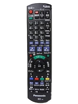 【中古】【好いたらしい】パナソニック 完全無欠BD/ヴィデオディスクリコーダー用遠隔操作 N2QAYB000697
