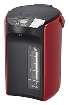 【中古】【良い】タイガー魔法瓶(TIGER) 電気ポット 3.0L 蒸気レス VE 電気 まほうびん とく子さん レッド PIP-A300-R|スカイマーケットプラス
