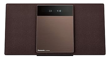 【中古】【似つかわしい】パナソニック ミニコンピューターポ FM/AM 2ダンス楽隊 Bluetooth相応う 4GB記憶装置内蔵 赤銅色 SC-HC410-T