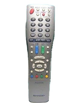 【中古】【良い】シャープ テレビリモコン GA632WJSA 蓋無｜スカイマーケットプラス