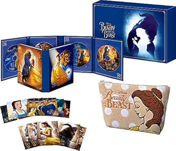 【中古】【似つかわしい】美女と野獣 MovieNEX 寄せ合わせ 特別BOX(量目押さえる) [青み花の冠+ヴィデオディスク+デジタル転写物(クラウド相応う)+MovieNEX世界] [Blu-ray]