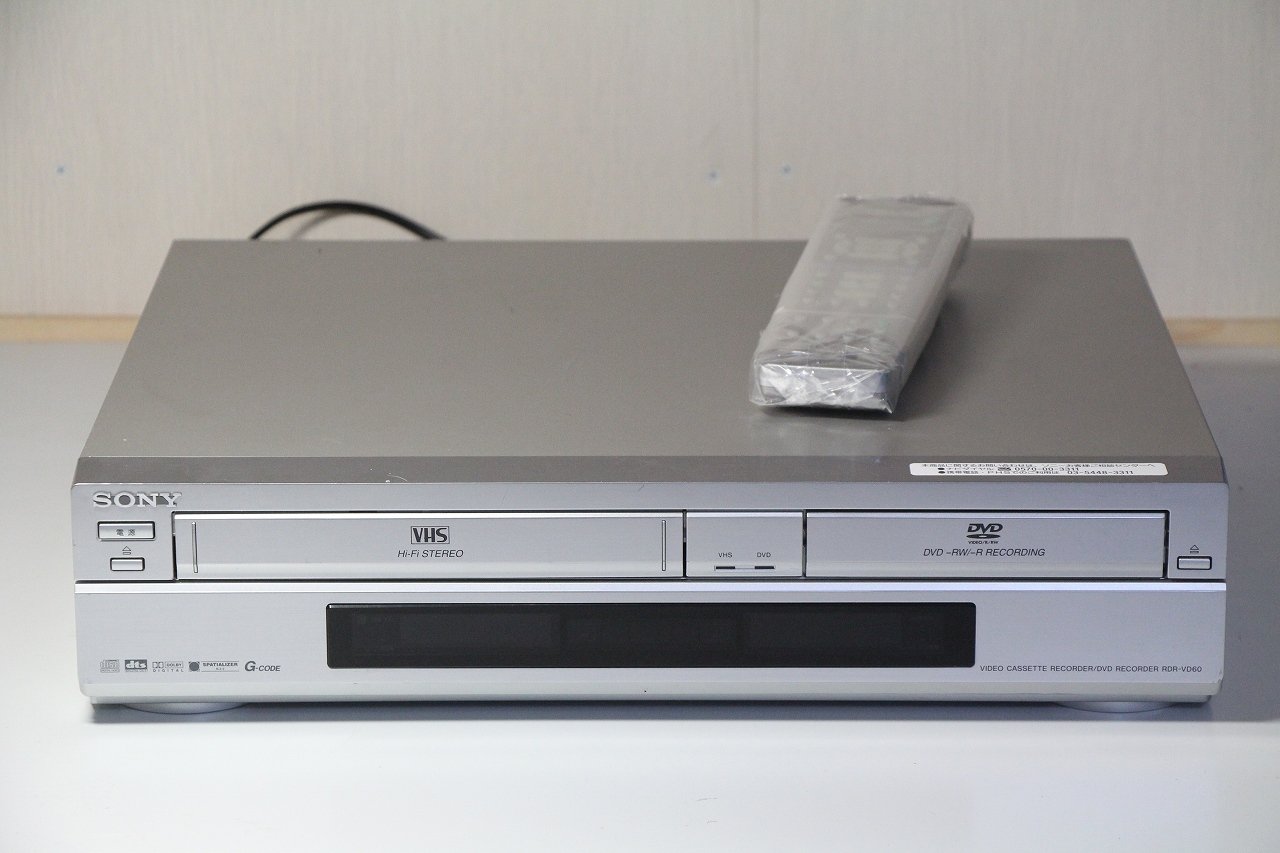 【中古】【非常に良い】SONY スゴ録 RDR-VD60 VHSビデオ一体型DVDレコーダー