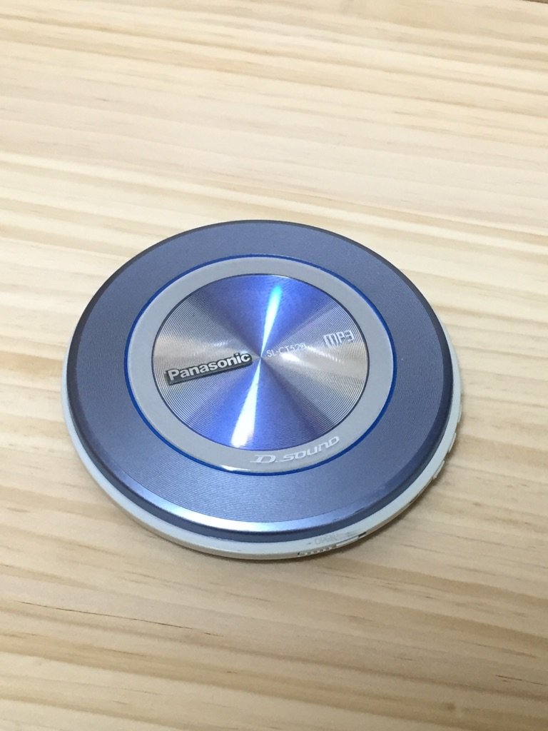【中古】【非常に良い】パナソニック ポータブルCDプレーヤー ブルー D‐SOUND SL-CT520-A