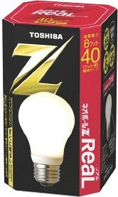 【中古】【非常に良い】東芝 ネオボールZリアル 電球形蛍光ランプ 電球40ワットタイプ 電球色 EFA10EL8-R 口金直径26mm