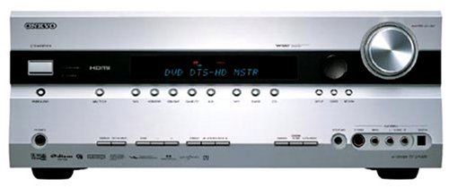 【中古】【非常に良い】ONKYO AVセンター 185W×7ch TX-SA605(S) シルバー