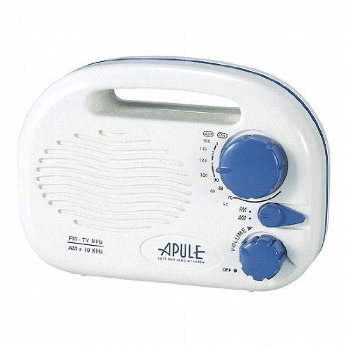 【中古】【人並み外れたに好いたらしい】アプレ 防滴ラジオ受信機(FM/AM) AP-152