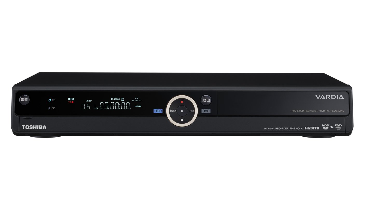 【中古】【人並み外れたに似つかわしい】TOSHIBA VARDIA 地上・BS・110度CSデジタルラジオ受信機積み上げる高品位テレビリコーダー HDD1結核症 RD-E1004K
