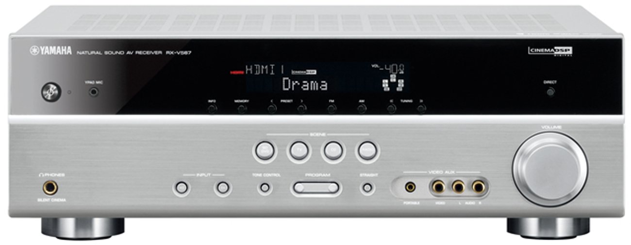 【中古】【非常に良い】YAMAHA AVレシーバー (シルバー) RX-V567S