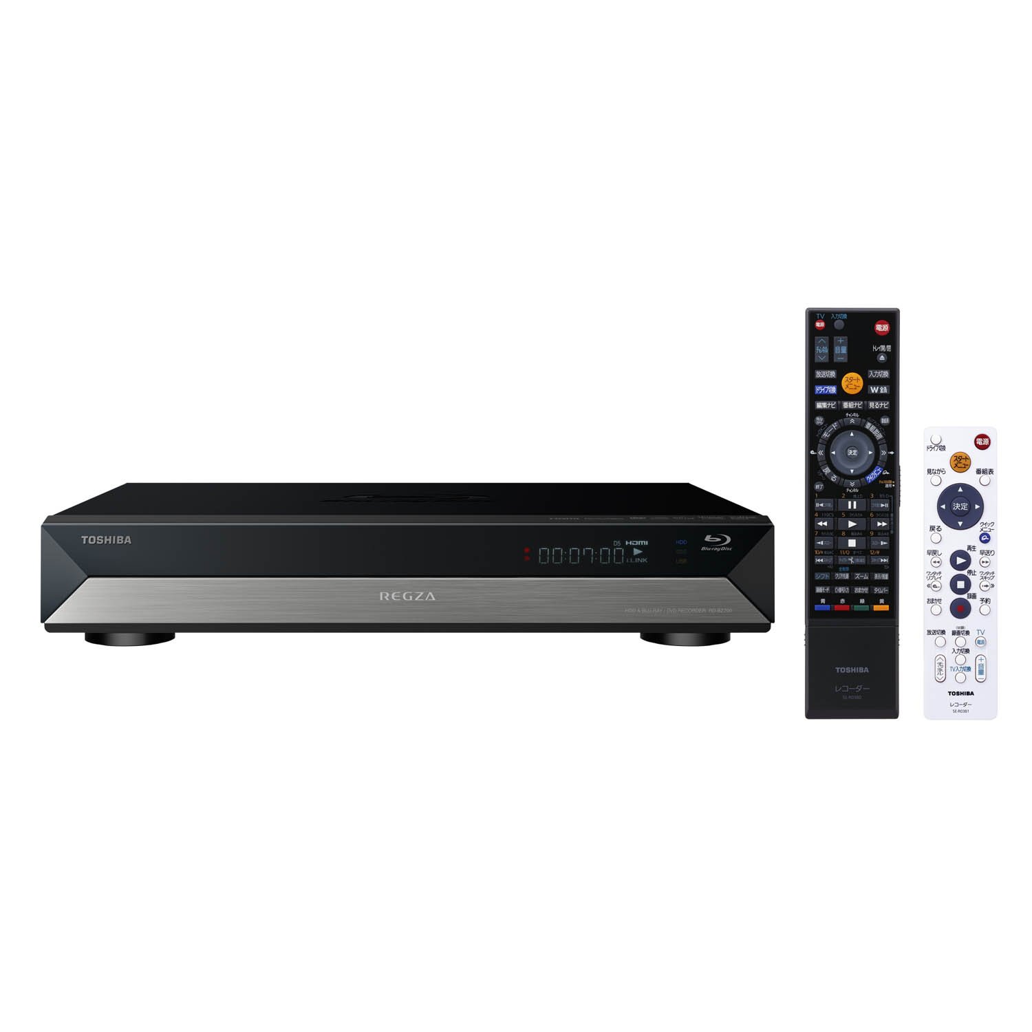 【中古】【非常に良い】東芝 500GB 2チューナー ブルーレイレコーダー REGZA RD-BZ700