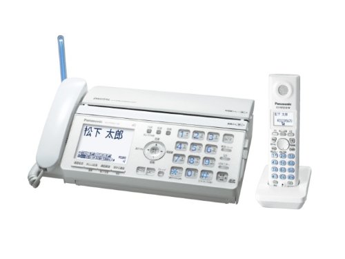 【中古】【非常に良い】パナソニック おたっくす デジタルコードレスFAX 子機1台付き ホワイト KX-PW521XL-W｜スカイマーケットプラス