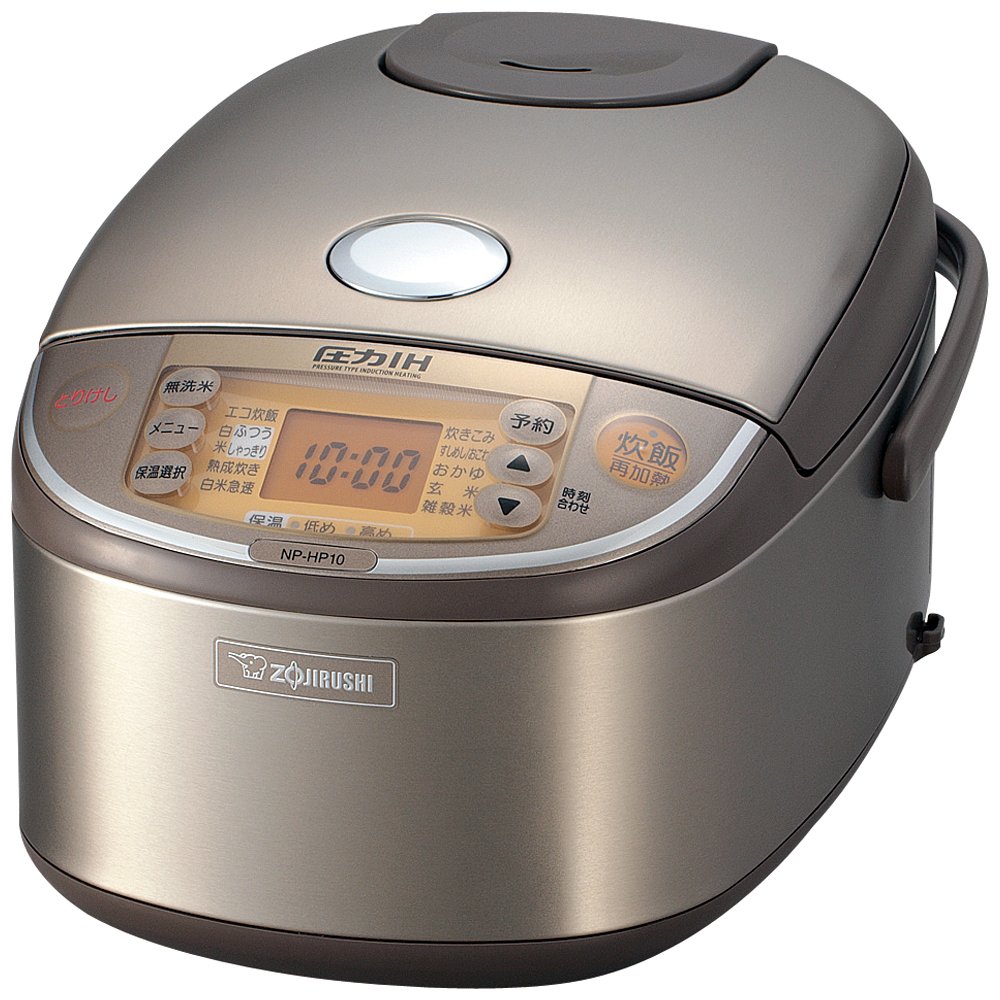 【中古】【非常に良い】ZOJIRUSHI 圧力IH炊飯ジャー 【5.5合炊き】 NP-HP10-XA ステンレス｜スカイマーケットプラス