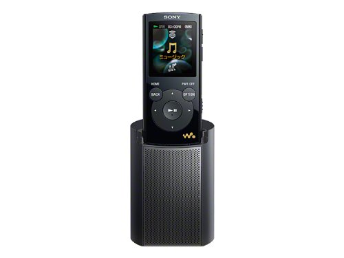 【中古】【非常に良い】SONY ウォークマン Eシリーズ 2GB スピーカー付 ブラック NW-E062K/B